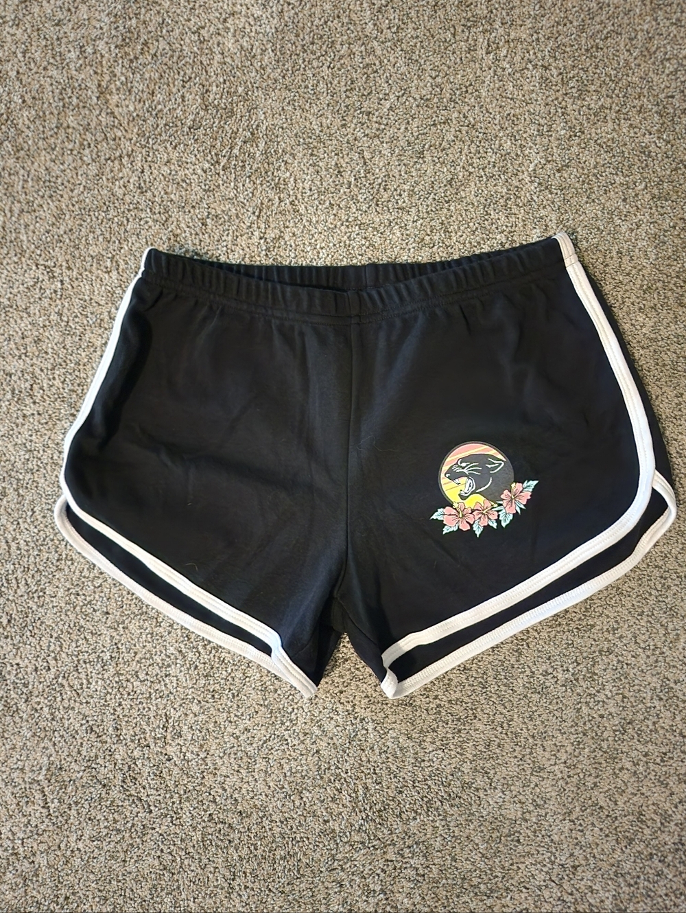 Los Angeles Apparel Black Taking Back Sunday Athletic Shorts Size L